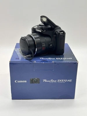 Cámara digital Canon PowerShot SX510 HS 12,1 MP negra *BUENA/PROBADA* con cargador Foto 1 de 4