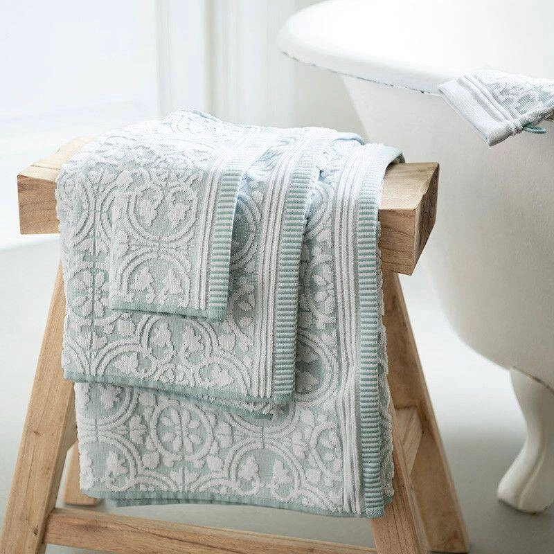 Set 1+1 – Handtuch und Gästehandtuch PIP STUDIO Tile de Pip Hellblau - Bild 1 von 1