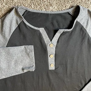 Unbranded Raglan 2XL Athletic Pullover Shirt Baseball Sporty Womens Activewear - Picture 1 of 6