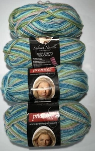 LOTE de 4 hilos de calcetín DEBORAH NORVILLE en SURF por PREMIER Yarns 230yds 1,76oz - Imagen 1 de 6