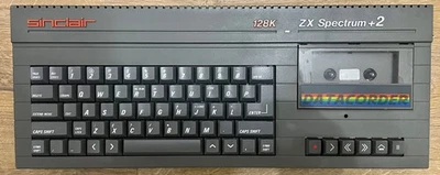 Computadora Sinclair ZX Spectrum +2 PROBADA Y FUNCIONANDO con fuente de alimentación moderna - Imagen 1 de 4