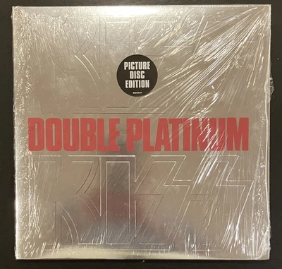 KISS Double Platinum Picture Disc NM In Shrink w/platinum insert - Image 1 of 2