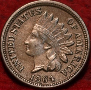 1864 Philadelphia Mint Indian Head Cent - Picture 1 of 2