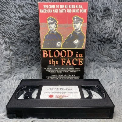 Blood in the Face VHS Tape 1991 Documentary Video KKK David Duke Germans Rare - Image 1 of 4