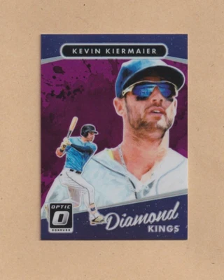 2017 Panini Donruss Optic - Diamond Kings Kevin Kiermaier #27 Purple Prizm Rays - Image 1 of 3