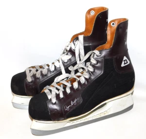 Patines de hockey sobre hielo Daoust Wayne Gretzky MVP de colección, para hombre talla 12 - Imagen 1 de 17