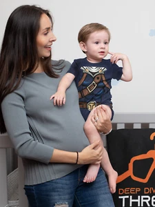 Baby Taskmaster Costume Cosplay Bodysuit  - Picture 1 of 3