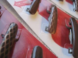 3 Goody Stay Put Slide Proof Hair Barrettes Secure Back Clips Blonde Black Brown - Picture 1 of 11