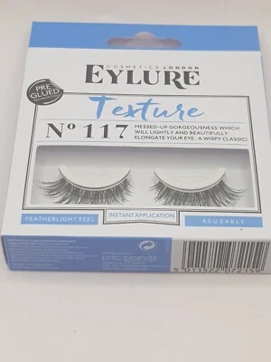 Eyelure Pre Glued Texture No 117 Eye Lashes One Pair (B36 B.FF) - Image 1 of 4