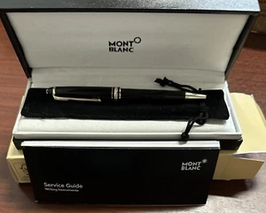 Montblanc 2866 Meisterstück Classique Ballpoint Pen - Black Precious Resin - Picture 1 of 2