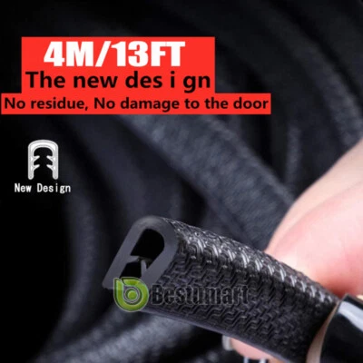 Protetor 4M De Goma Para El Borde De La Puerta Del Coche Sello Para Los Carros - Imagem 1 de 4