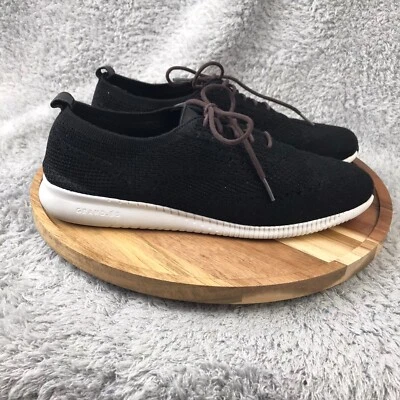 Cole Haan 2.ZeroGrand Stitchlite punta de ala Oxford para mujer 10,5B tejido negro W11511 Foto 1 de 4