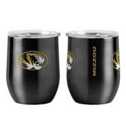 Missouri Tigers 16oz Curved Ultra Travel Tumbler [NEW] NCAA Cup Mug Coffee Drink Cover
