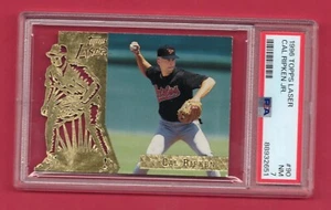 1996 Topps Laser #90 Cal Ripken Jr. Orioles PSA 7 LOW POP NM Baseball Card HOFER - Picture 1 of 2