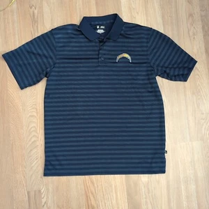 NFL Team Apparel Los Angeles Chargers Short sleeve Polo Shirt Size Large - Picture 1 of 6