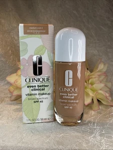 Clinique Even Better Clinical Vitamin Makeup SPF 45 MEDIUM COOL 2 - NIB FreeShip - Picture 1 of 1
