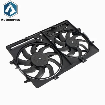 AU3115113 For Audi S4/S5 2013-2015 Dual Radiator Condenser Cooling Fan Assembly - Изображение 1 из 4