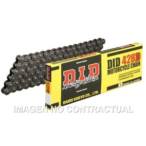 Cadena did 428 x 122 c moto motor repuestos ciclomotor accesorios - Imagen 1 de 1