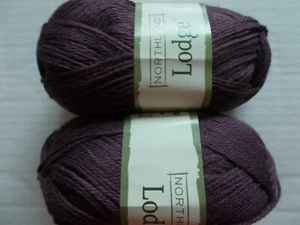 Northland Lodge wool blend yarn, Regal (plum tone), lot of 2 (228 yds each) - Picture 1 of 2