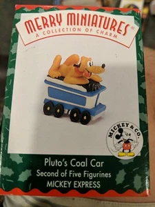 Coche de carbón de Plutón Hallmark 1998 Merry Miniatures - Imagen 1 de 2