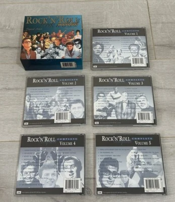 Rock And Roll Complete Original Artists & Hits  Vol 1-5 (5 CD Box Set) Like New - Image 1 of 4