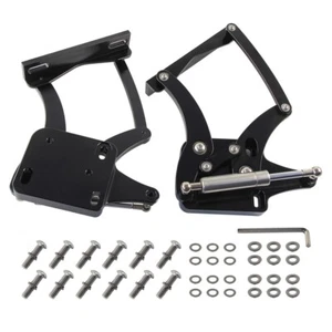 Billet Hood Hinge Kit Left and Right Side For Ford Mustang 1964-1966 Black - Picture 1 of 11
