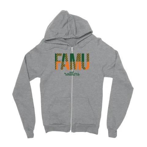 Venley Official NCAA Florida A&M FAMU Rattlers Zip Hoodie Cover