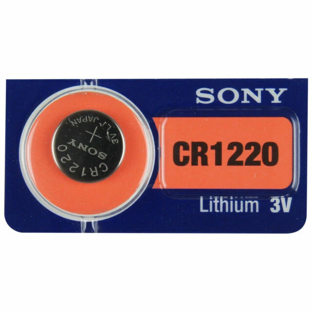 Sony CR1220 3V Lithium Coin Cell Battery