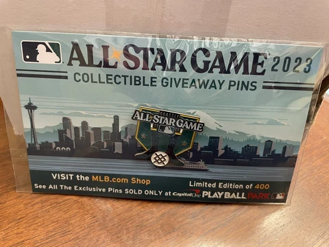 MLB Play Ball Park ASG Seattle L/E 400 Pin SGA Socks Cover