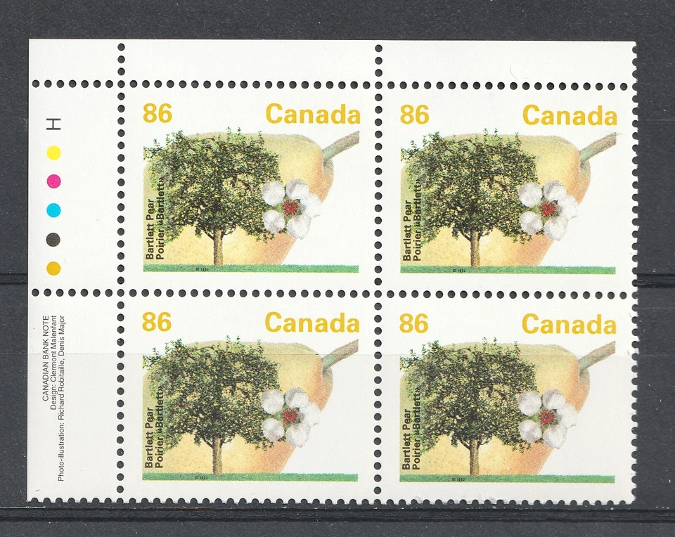 1994 Canada Uni.# 1372i UL/PB - 86¢ Fruit Tree, Bartlett Pear. MNH Cv$37.50 - Image 1 of 1