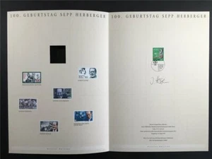 GERMANY ART-EDITION 1997/02 1896 SEPP HERBERGER FUßBALL SOCCER - Imagen 1 de 5