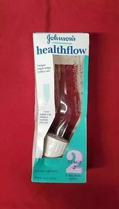 Vintage 1995 Johnson's HealthFlow Angled 8 oz Baby Bottles Stage 2 - NEW - Picture 1 of 3