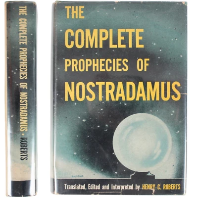 NOSTRADAMUS Occult Prophecies1949 9th Prt HCDJ Visions Omens Symbology Esoteric Foto 1 de 4