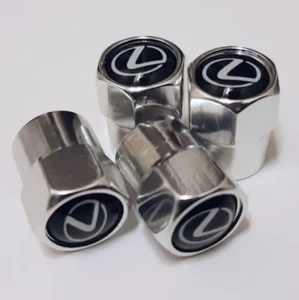 LEXUS Tire Air Valve Cap Wheel Color Silver Material Aluminum Alloy JAPAN NEW - Bild 1 von 6