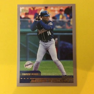 2000 Topps #134 Reggie Sanders San Diego Padres - Foto 1 di 2