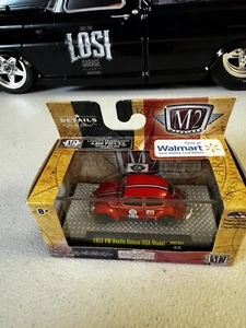 Walmart Only M2 Diecast Red 1953 VW BEETLE DELUXE USA MODEL (M) - Picture 1 of 6