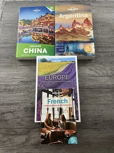 Lonely Planet Travel Books Mix Lot Of 4 Europe Argentina China French Speaking - Picture 1 of 12