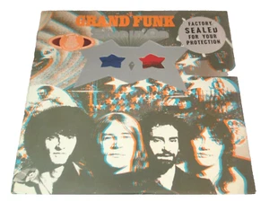Grand Funk Shinin' On Sealed Vinyl Record LP USA 1974 3D Cover Hype Sticke Promo - Picture 1 of 10