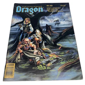 vintage 1987 Dragon Dungeons And Dragons #117 - Imagen 1 de 12