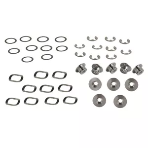 10PCS Titanium Floating Brake Disc Bobbins Circlip For Yamaha BMW Triumph discs - Picture 1 of 16