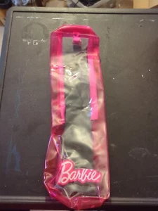 Mattel Barbie Ken bambola custodia zip rosa trasparente organizzazione vuota - Foto 1 di 5