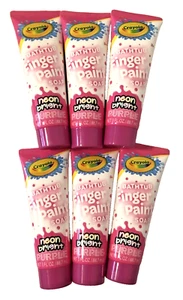 Crayola Kids Bathtub Finger Paint Soap Neon Bright Purple 3 fl oz Lot of 6 - Picture 1 of 5