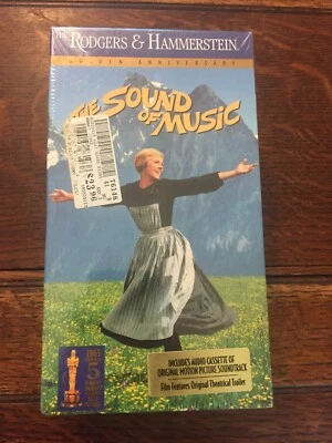 The Sound Of Music VHS Golden Anniversary Bonus Audio Soundtrack Cassette SEALED - Image 1 of 4