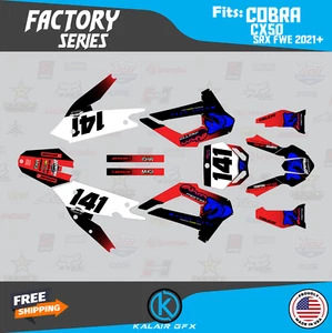 Graphics Kit for COBRA CX50 SRX FWE 2021 Factory - Red - Foto 1 di 6