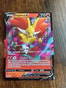 Pokemon TCG Delphox V Ultra Rare Lost Origin 27/196 NM - Picture 1 of 4