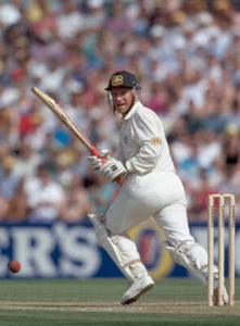 Ian Healy batting for Australia during the 6th Test match bet- Cricket Photo 2 - Picture 1 of 1