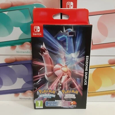 Pokemon Diamante Lucente + Pokemon Perla Splendente Ed. Duplice SWITCH NUOVO ITA - Immagine 1 di 2