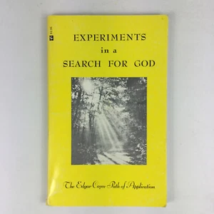 Experiments in a Search For God by Mark Thurston 1976 The Edgar Cayce Foundation - Picture 1 of 10