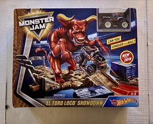 Hot Wheels MONSTER JAM - EL TORO LOCO SHOWDOWN - NUOVO & sigillato in fabbrica, RARO - Foto 1 di 6