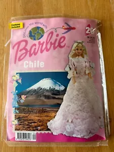 Vintage Barbie Outfit + Magazine Chile Discover The World With Barbie 2002 - Picture 1 of 4